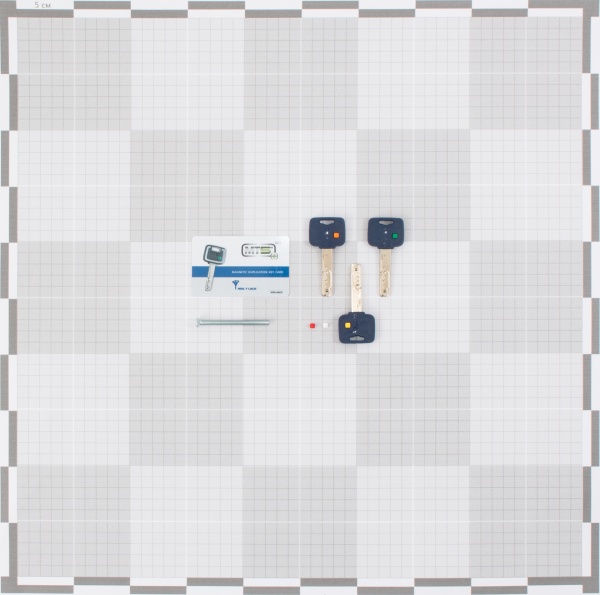 Цилиндр Mul-T-Lock MT5 35x30 ключ-вороток 66 мм никельлатунь