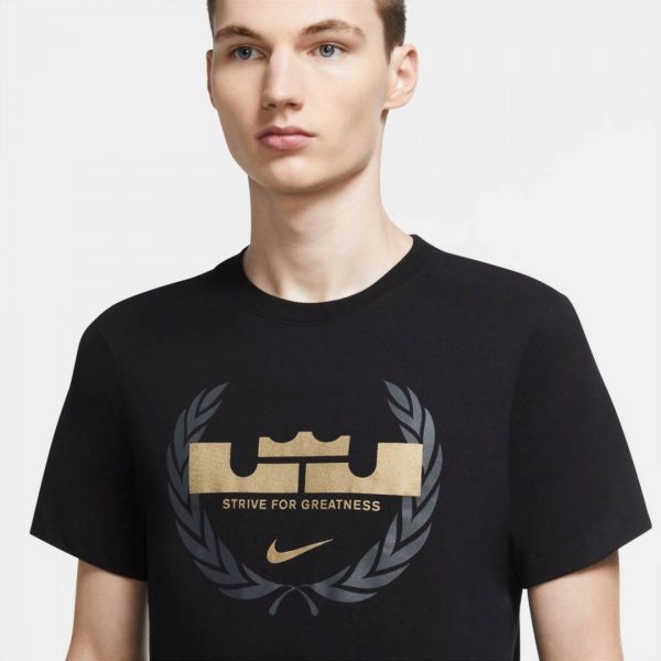 Футболка Nike LBJ M NK DRY TEE LOGO CV2047-010 S чорний