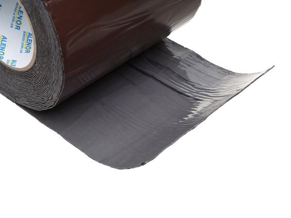 Лента герметизирующая Alenor BF бутиловая 150 мм x 3 м коричневая