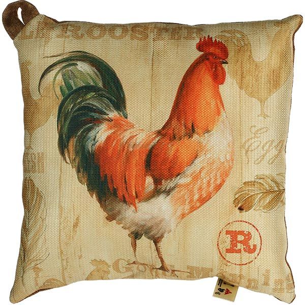 Подушка декоративна Півник кантрі 36x36 см