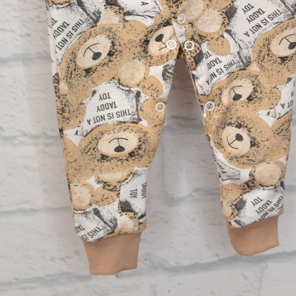 Человечек унисекс Blanka Медвежонки р.62 коричневый 12789 