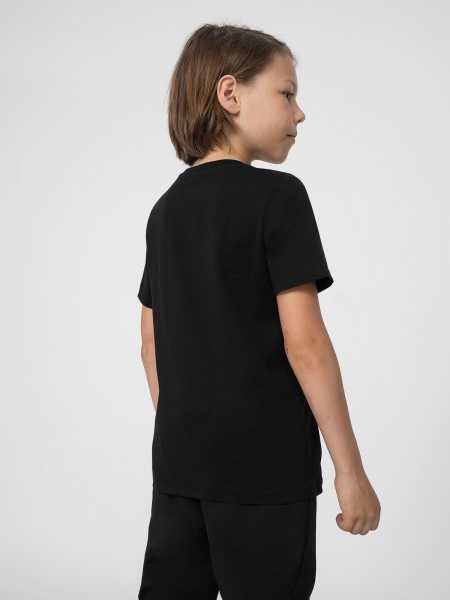 Футболка 4F TSHIRT M323 SS23 4FJSS23TTSHM323-20S р.152 чорний