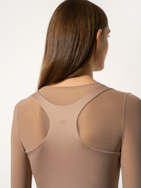 Футболка 4F LONGSLEEVE F034 4FSS22TLONF034-82S р.XL бежевий