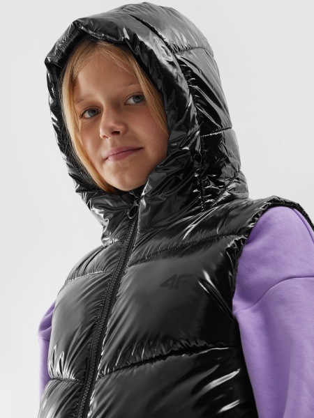 Жилет 4F VEST JACKET F046 4FJAW23TVJAF046-21S р.140 черный