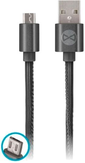 Кабель Forever USB – microUSB 1 м чорний (GSM032490) 