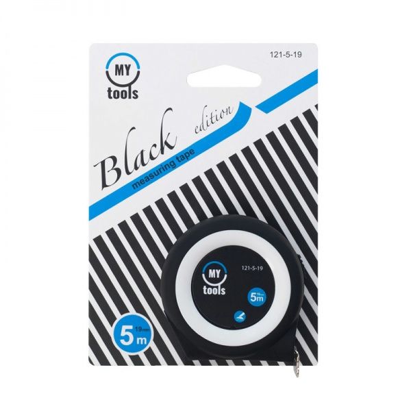 Рулетка My Tools измерительная black edition 121-5-19 5 м x 19 мм