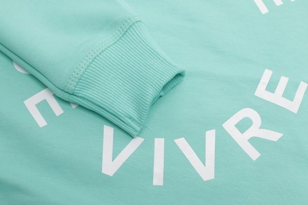 Світшот Маленькие люди для дівчинки 14 р.152 м'ятний 