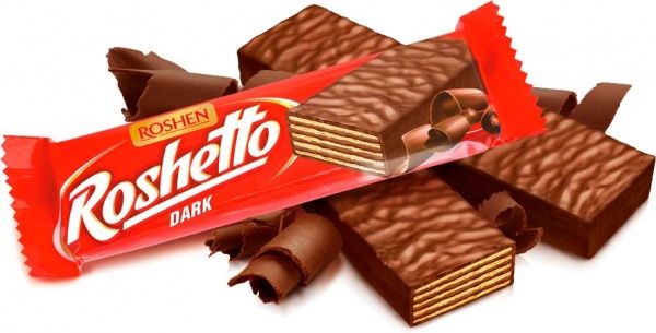 Батончик вафельный Roshen Roshetto dark 32 г 4823077607585 