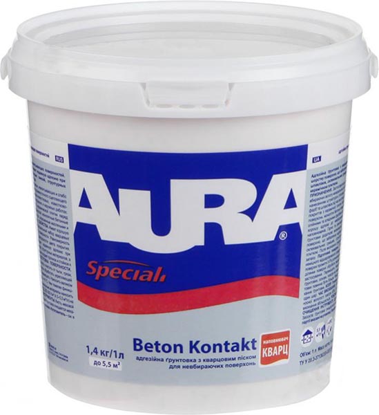 Ґрунтовка адгезійна Eskaro Beton Kontakt Aura 1,4 кг