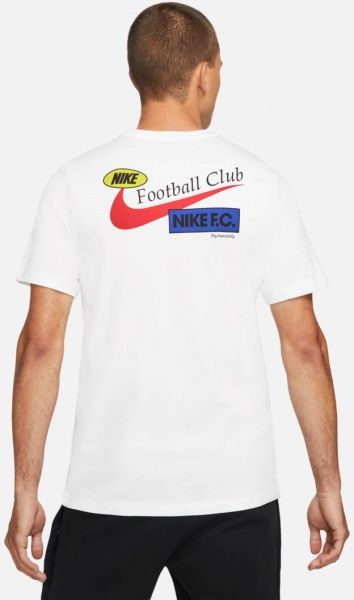 Футболка Nike M NK FC TEE SEASONAL GRPH HWT DH3702-100 р. M білий