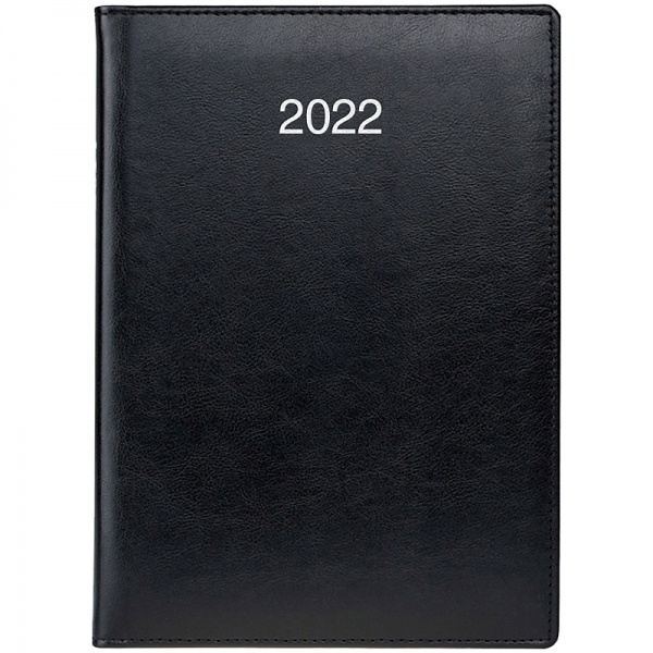 Щоденник датований Стандарт чорний Brunnen Soft A5 2022