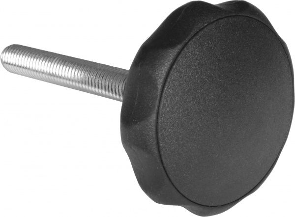 Гайка-ручка D 40 мм М6 1 шт универсальная с болтом М6х20