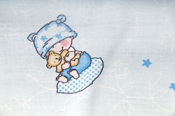 Подушка Ярослав голубой 40х60 см 