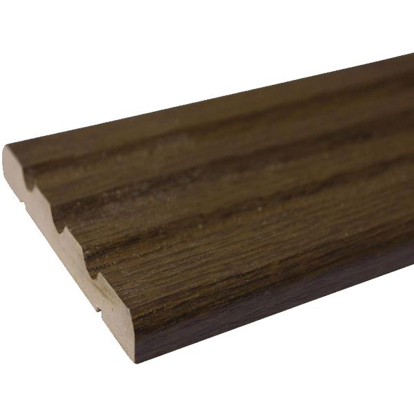 Наличник шпонированный ОМиС 10x80x2100 мм орех