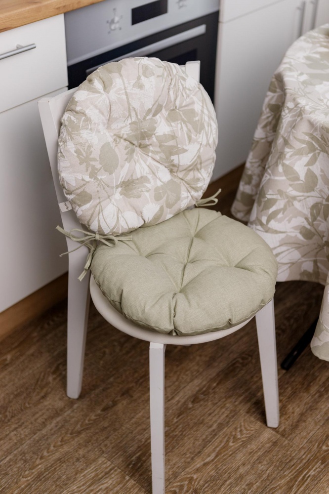 Подушка на стул Herbs Green d40 La Nuit