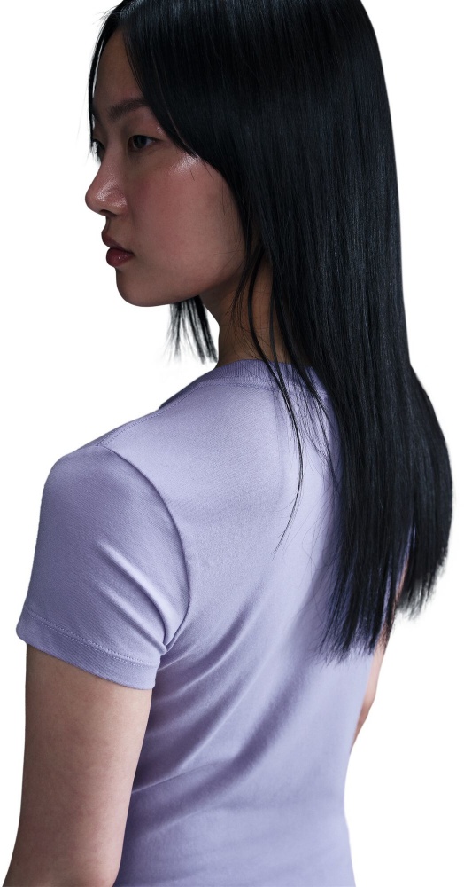 Футболка Nike W NSW NK CHLL KNT MD CRP FV5508-533 р.XS фиолетовый