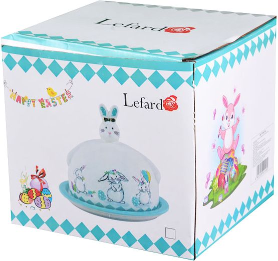 Блюдо з кришкою Rabbits Blue 940-156 Lefard 