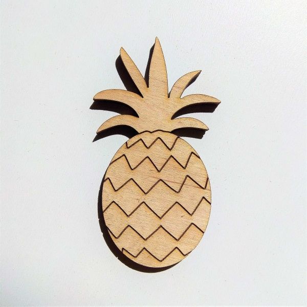 Заготовка Ананас 4D 46 Фанера 