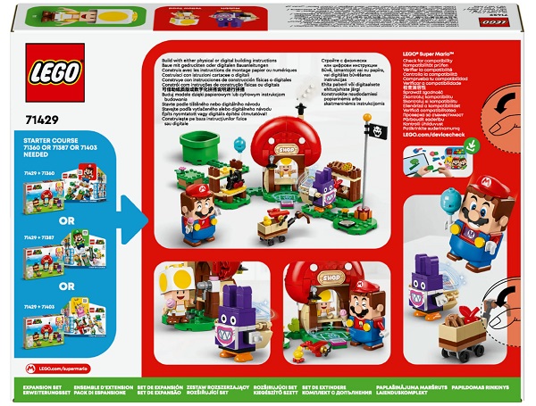 Конструктор LEGO Super Mario Nabbit у магазине Toad. Дополнительный набор 71429