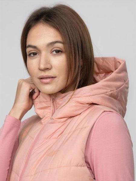 Жилет 4F D4L21-KUDP302-56M M розовый