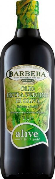 Масло оливковое ТМ Barbera Extra Virgin Alive 1 л 