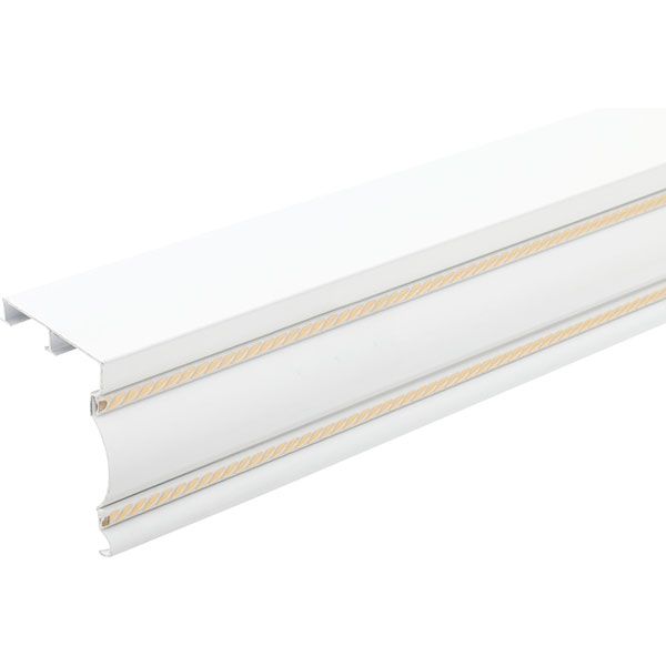 Карниз Талсистем 801035 две косички белый 3 м