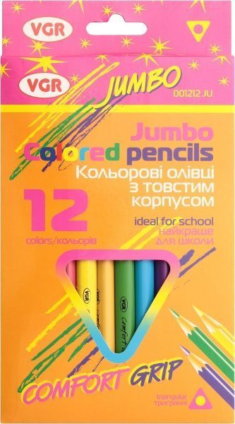 Олівці кольорові Jumbo VGR