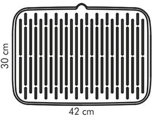 Коврик для сушки посуды Clean Kit 42х30 см белый Tescoma