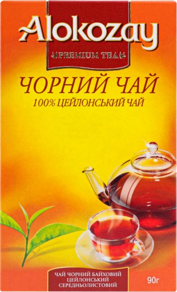 Чай черный Alokozay среднелистовой 90 г 
