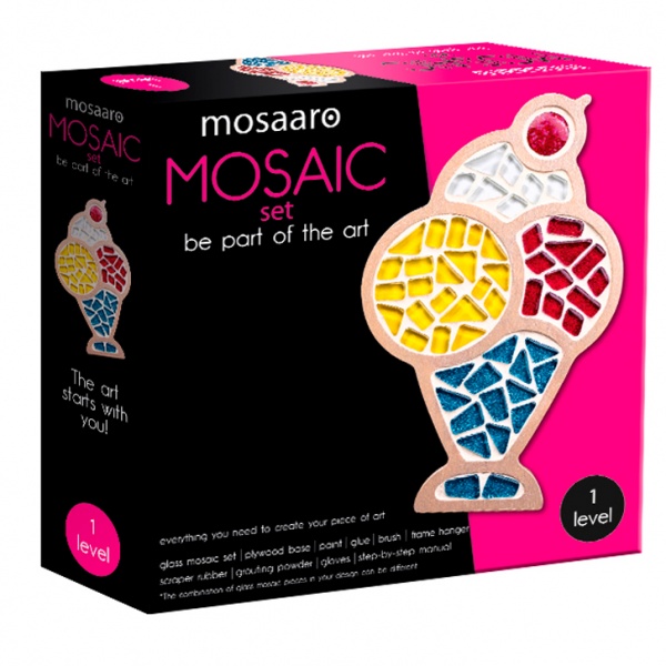 Набір для творчості Mosaaro Кришталева скломозаїка Морозиво MA1003
