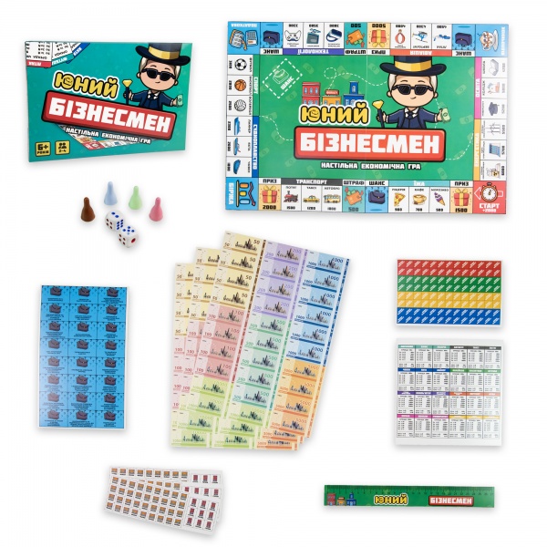 Гра настільна Strateg Юний Бізнесмен 30341