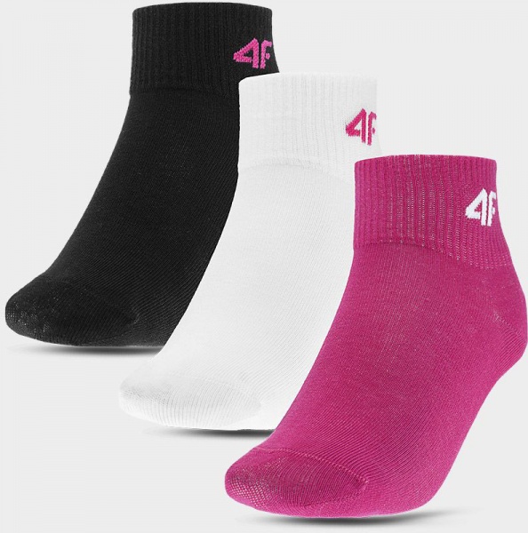 Шкарпетки 4F SOCKS CAS F229 (3PACK) 4FJWAW23USOCF229-90S р.32-35 різнокольоровий