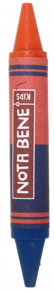 Карандаши восковые Jumbo двухсторонние 12 цветов 6 шт Nota Bene