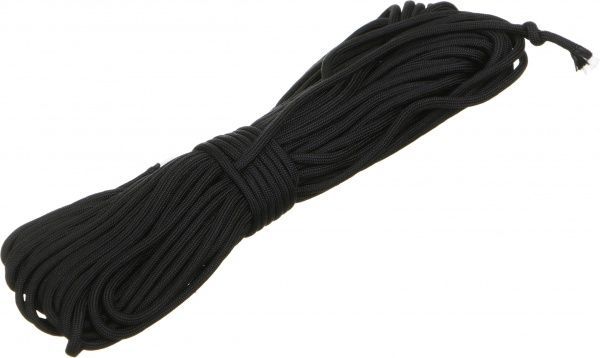 Шнур C&M tactical капроновый паракорд 550 4 мм 20 м черный