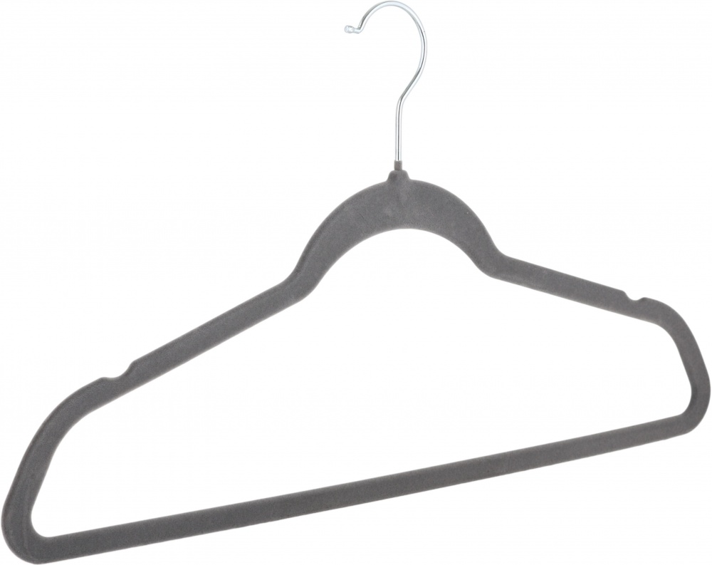 Набор вешалок Vivendi Velvet серые 5 шт.