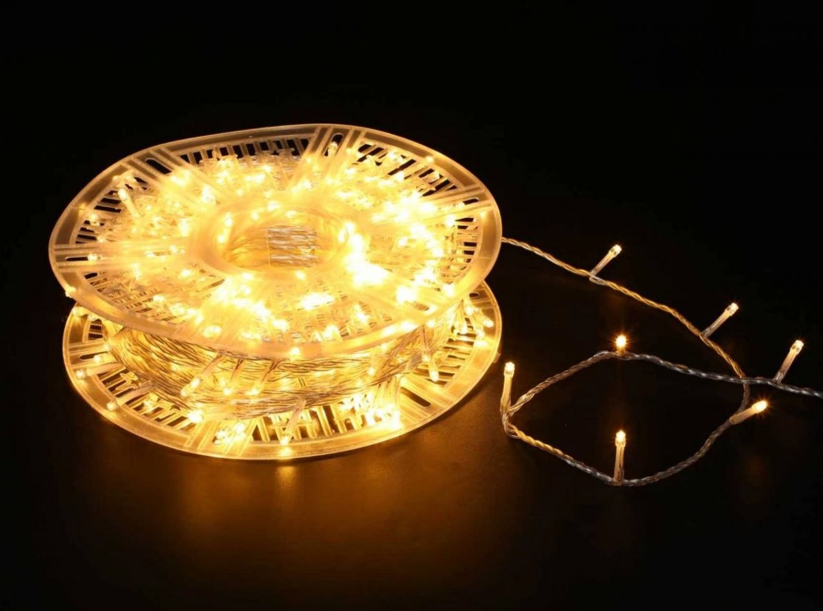 Электрогирлянда линейная светодиодная (LED) 300 ламп 30 м (QC2008-1/1) — фото 1