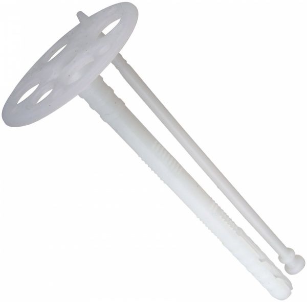 Дюбель для теплоизоляциидля пенопласта с пластиковым гвоздем 10x140 мм 5 шт. Expert Fix