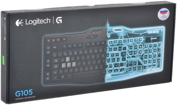 Клавиатура Logitech Gaming Keyboard G105 RUS (920-005056) USB black