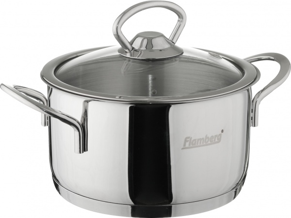Кастрюля с крышкой Mini 1,2 л Flamberg