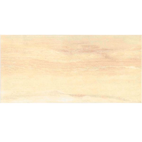 Плитка Карпатская керамика Наяда сатин кремовая 200x500 мм