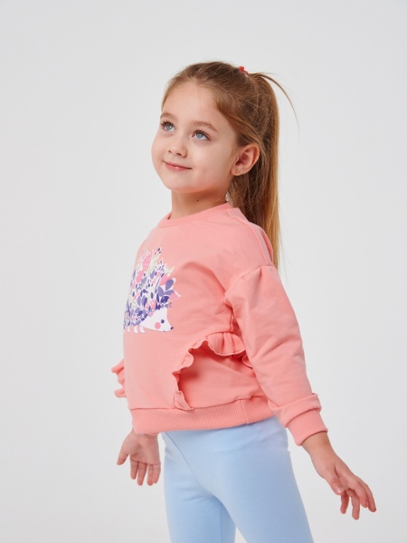 Свитшот для девочки Smil р.116 коралловый 