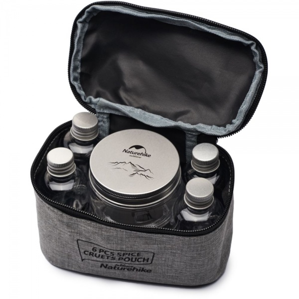 Набір ємностей Naturehike 15 мм для спецій 6 од. BBQ NH17T011-P