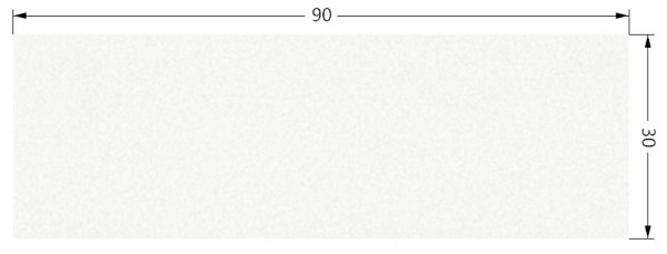 Плитка TABRIZ TILE Montblanc White 30x90 