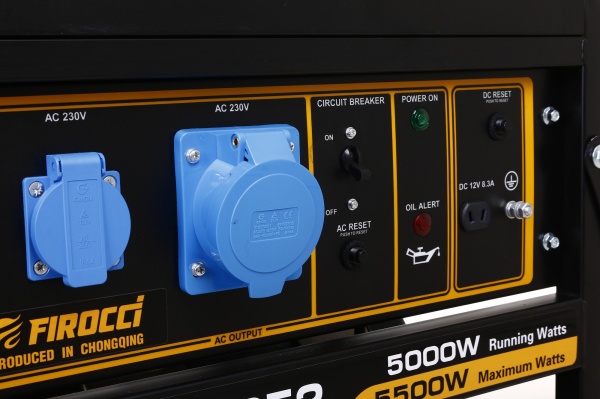 Электрогенераторная установка Firocci FPG7800E2 5 кВт / 5,5 кВт бензин