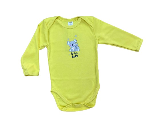 Боди унисекс Bambinelli р.80 желтый Б301-7 