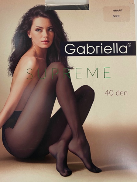 Колготки женские Gabriella 398 SUPREME 40 den р. 4 grafite