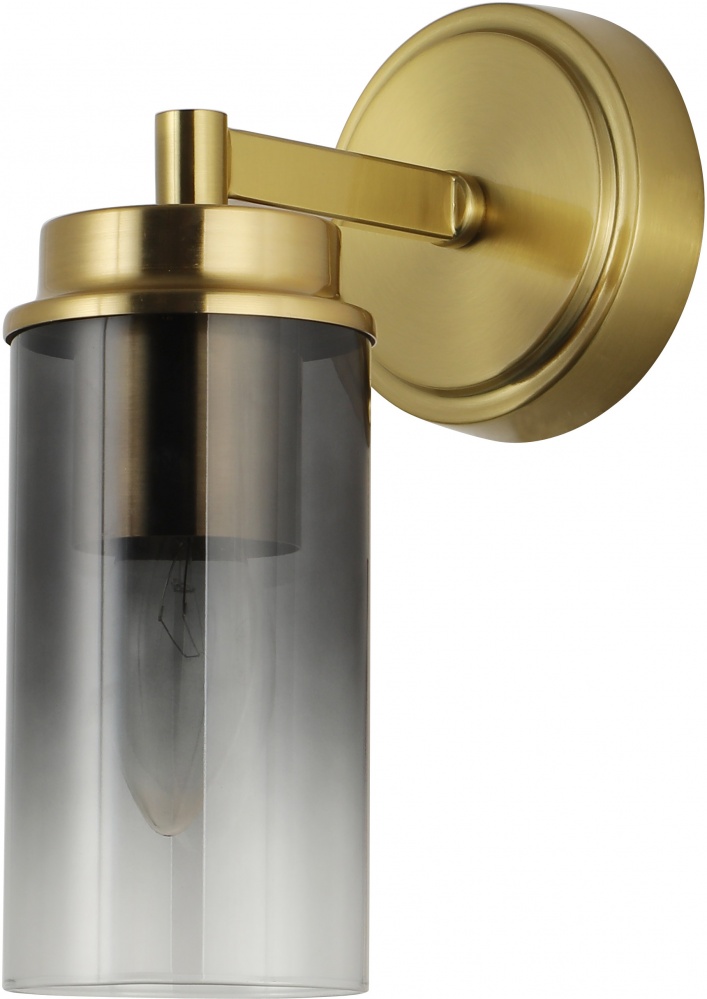 Светильник настенный Sensio Andromeda 1x40 Вт E14 золото/черный ALG-74674/1W