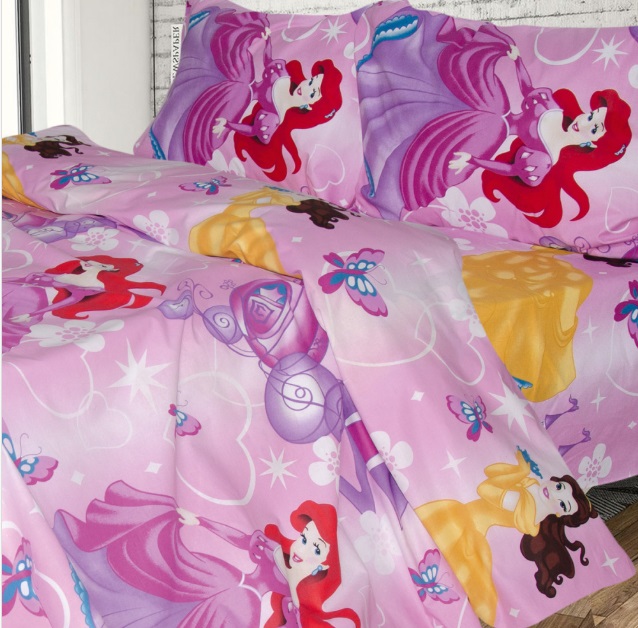 Комплект постельного белья Ярослав 1,5-й t 344, 100% хлопок, 136 г/м2 розовый