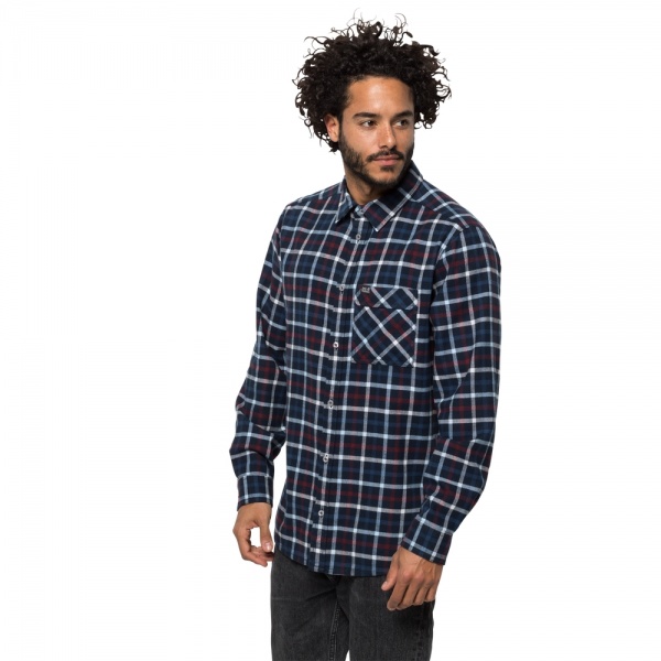Сорочка Jack Wolfskin FRASER ISLAND SHIRT 1402522-7881 р. M темно-синій