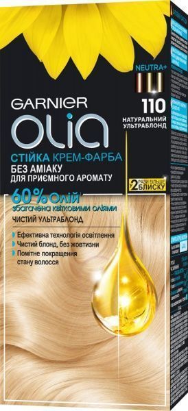 Фарба для волосся Garnier Olia 110 натуральний ультраблонд